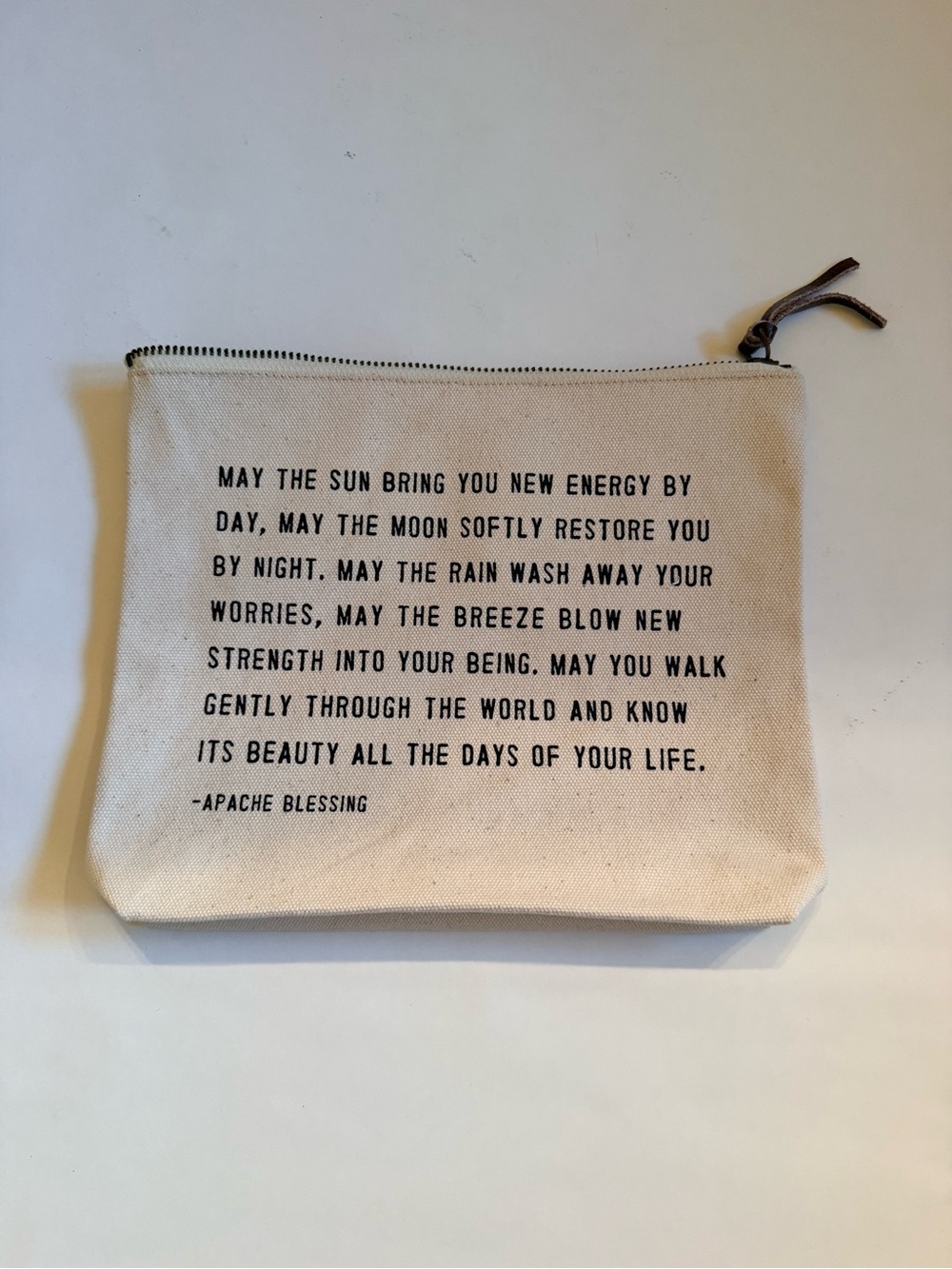 Sugarboo & Co. Apache Blessing Canvas Zipper Cosmetic Pouch